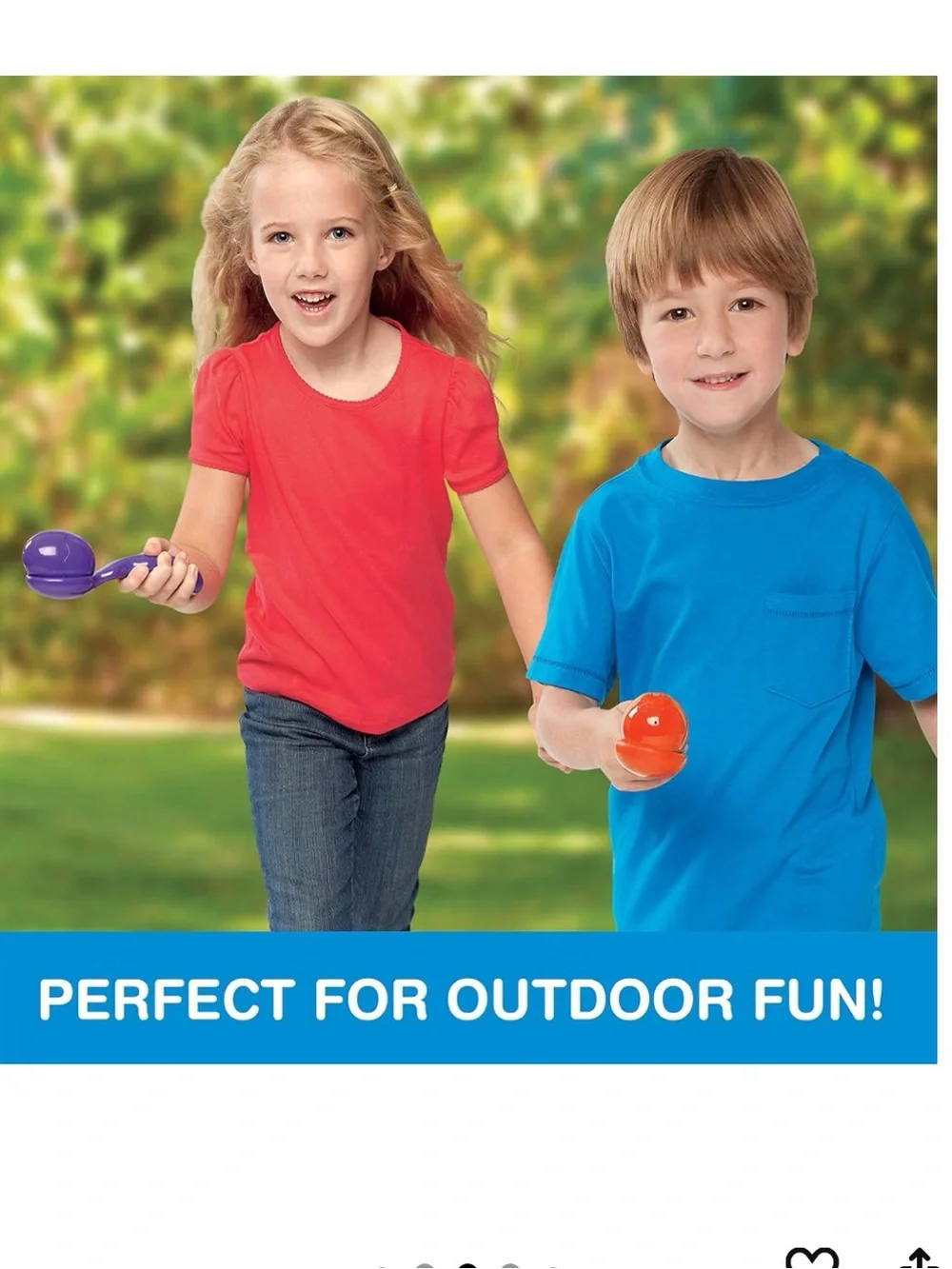 Game Zone Egg and Spoon Relay Race Game (Complete Set)
